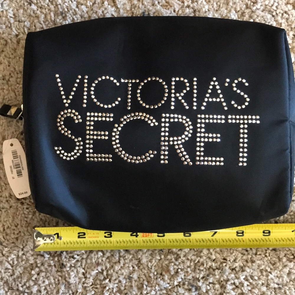 Black & Gold Makeup Bag